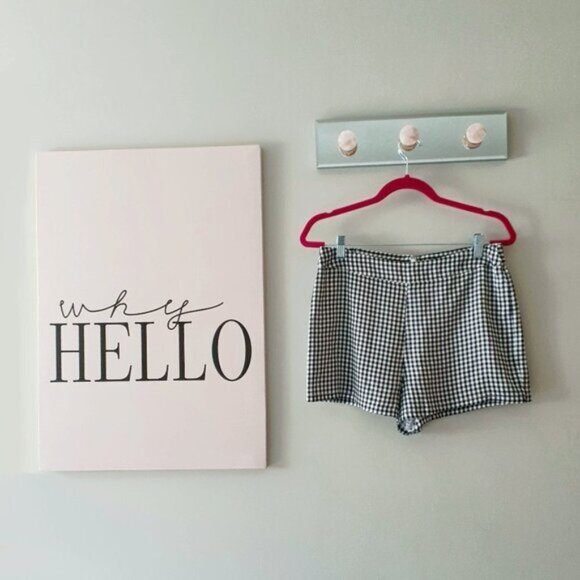 NWOT Cami NYC black & white gingham print shorts - Picture 11 of 12